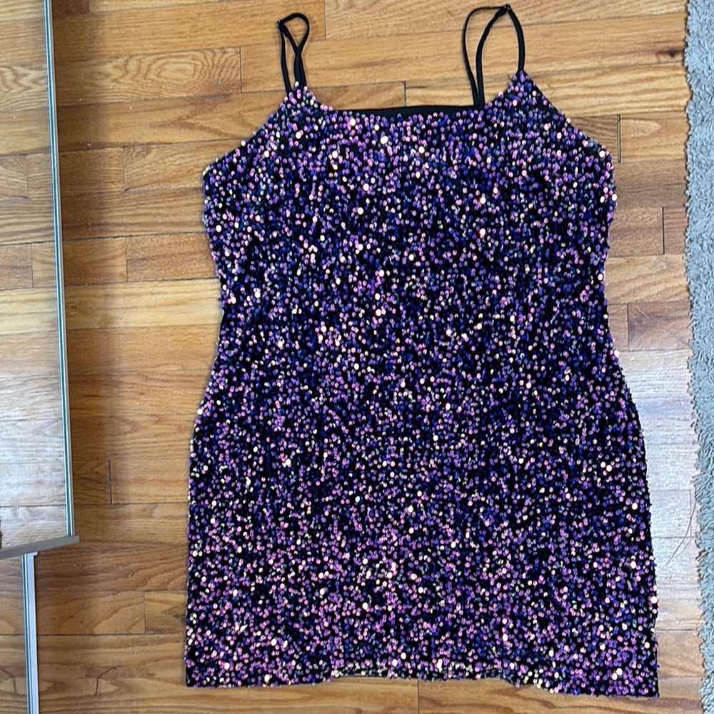 Nordstrom BP, Sequin Spaghetti Strap Dress